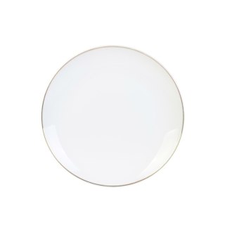 Talerz Pearl Gold 20cm biały ( Rozmiar: uniwersalny )