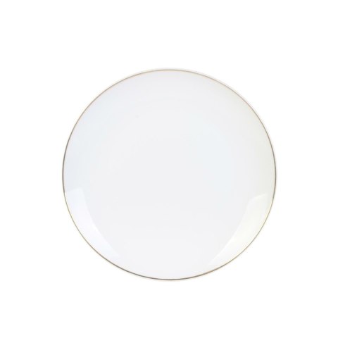 Talerz Pearl Gold 20cm biały ( Rozmiar: uniwersalny )