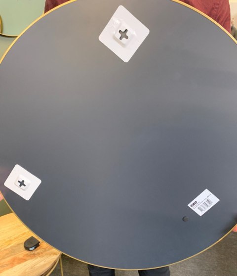 Lustro Jersey okrągłe czarne 60cm ( Rozmiar: uniwersalny )