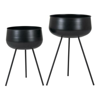 Zestaw 2 kwietników Ardola czarne ( Rozmiar: uniwersalny )