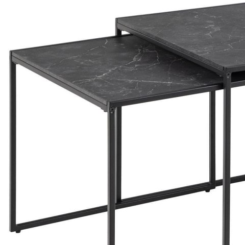 Komplet stolików Infinity czarne ( Rozmiar: uniwersalny )