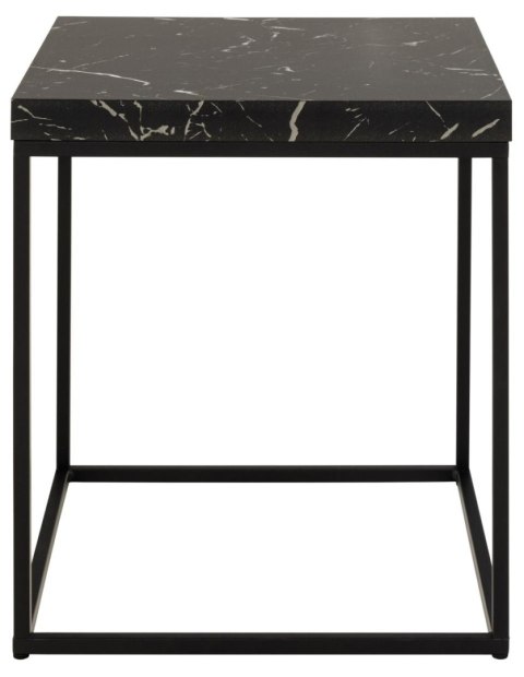 Stolik Barossa 40x40cm czarny marmur ( Rozmiar: uniwersalny )
