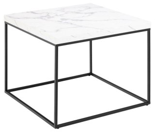 Stolik Barossa 60x60cm biały marmur ( Rozmiar: uniwersalny )