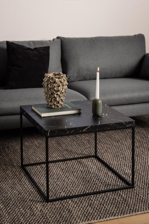 Stolik Barossa 60x60cm czarny marmur ( Rozmiar: uniwersalny )