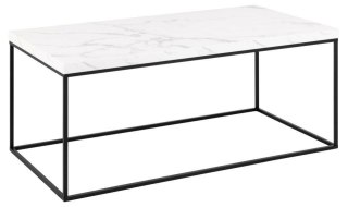 Stolik Barossa 110x55cm biały marmur ( Rozmiar: uniwersalny )