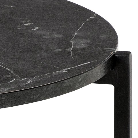 Stolik kawowy Lamoine 40cm czarny ( Rozmiar: uniwersalny )