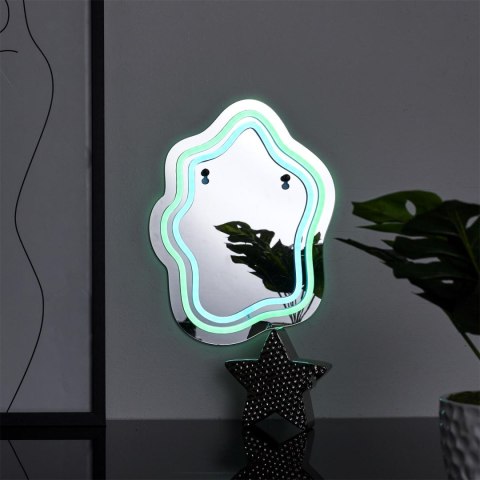 Lustro LED z neonowym oświetleniem ( Rozmiar: uniwersalny )