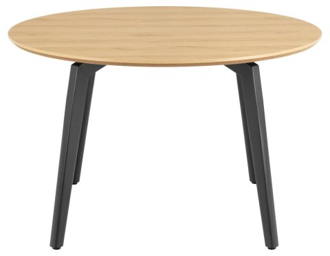 Stół Cadiz okrągły 120cm naturalny/czarny ( Rozmiar: uniwersalny )