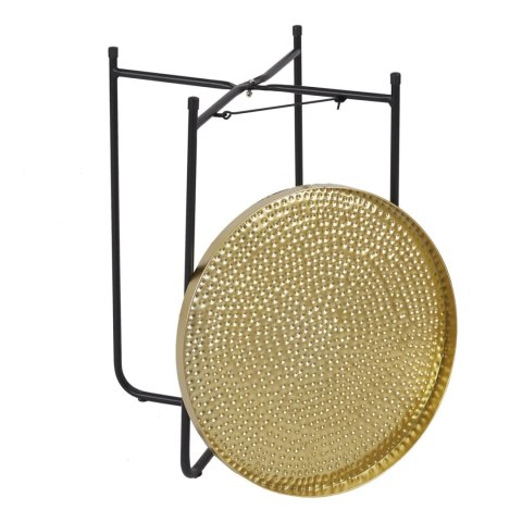 Stolik kawowy Alia 35 cm złoty/czarny ( Rozmiar: uniwersalny )