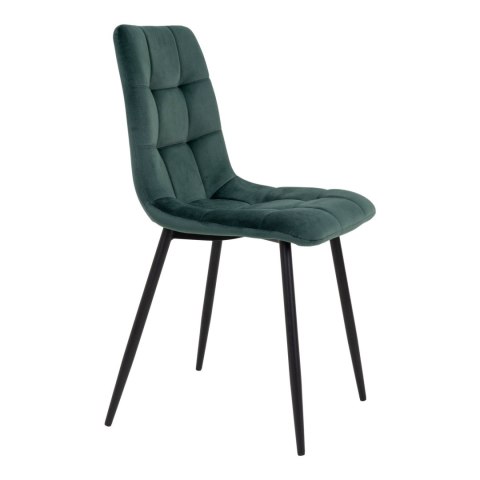 Krzesło Middelfart zielony ciemny VIC/ czarne ( Rozmiar: uniwersalny )
