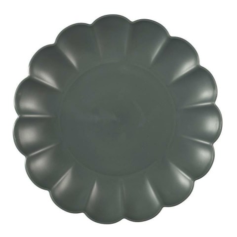 Talerz deserowy Iris 20,5cm szary ciemny ( Rozmiar: uniwersalny )