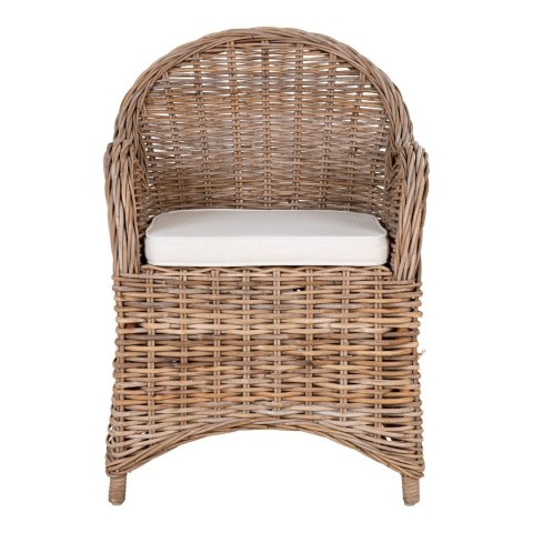 Krzesło Larisa rattan/szare ( Rozmiar: uniwersalny )