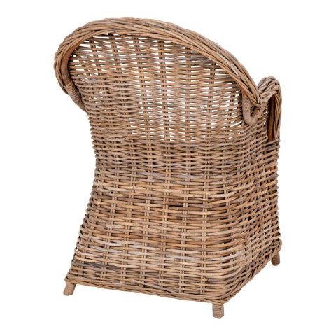 Krzesło Larisa rattan/szare ( Rozmiar: uniwersalny )