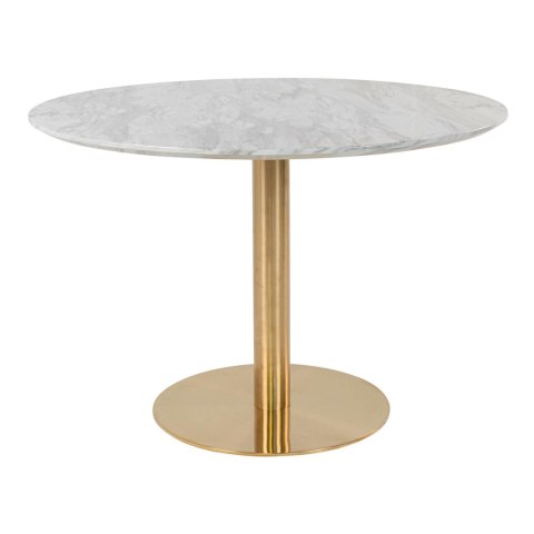 Stół Bolzano 110cm marmur/ złoty ( Rozmiar: uniwersalny )