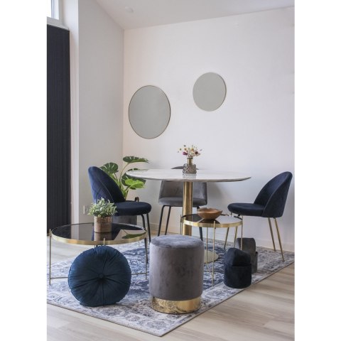 Stół Bolzano 110cm marmur/ złoty ( Rozmiar: uniwersalny )