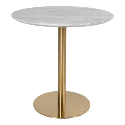 Stół Bolzano 90cm marmur/ złoty ( Rozmiar: uniwersalny )