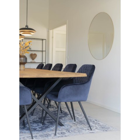 Lustro Jersey okrągłe złote 100cm ( Rozmiar: uniwersalny )