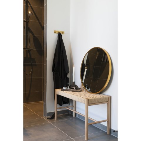 Lustro Madrid okrągłe 60cm złote ( Rozmiar: uniwersalny )