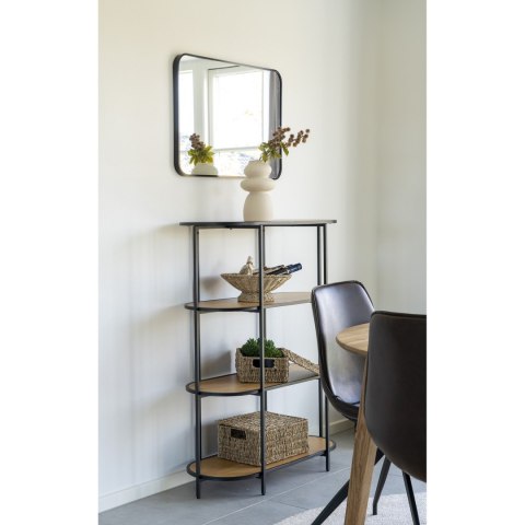 Lustro Madrid prostokąt 50x70cm czarne ( Rozmiar: uniwersalny )