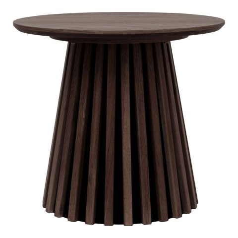 Stolik boczny Osaka fornir dębowy, dymiony, 50x45 cm ( Rozmiar: uniwersalny )