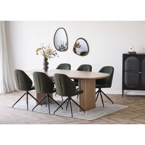 Lustro Luxon imitacja drewna 38,5x64,5 cm ( Rozmiar: uniwersalny )
