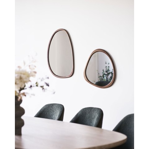 Lustro Luxon imitacja drewna 38,5x64,5 cm ( Rozmiar: uniwersalny )