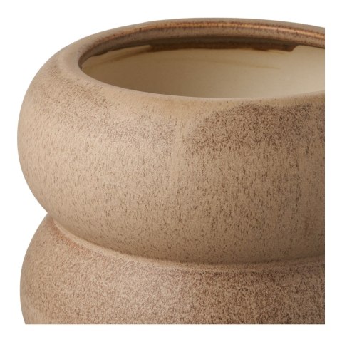 Doniczka ceramiczna, brązowa 19x17,5 cm ( Rozmiar: uniwersalny )