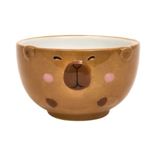 Miska do zupy Kapibara 400 ml brązowa ceramiczna na przekąski ( Rozmiar: uniwersalny )