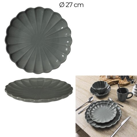 Talerz Calista 27cm szary ( Rozmiar: uniwersalny )