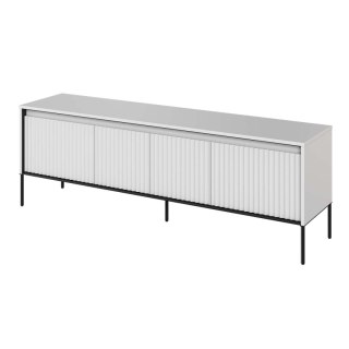 Komoda RTV 166 z oświetleniem biały/czarny TREND TR05