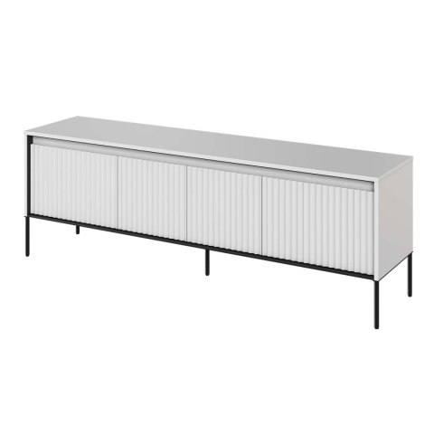 Komoda RTV 166 z oświetleniem biały/czarny TREND TR05