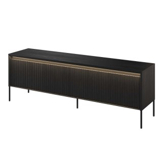 Komoda RTV 166 z oświetleniem czarny TREND TR05
