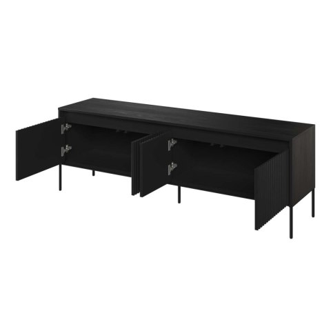 Komoda RTV 166 z oświetleniem czarny TREND TR05