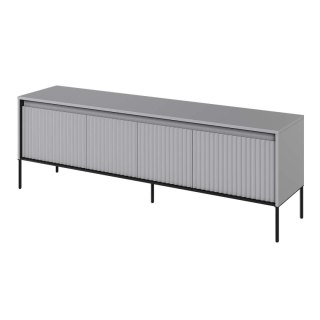 Komoda RTV 166 z oświetleniem szary/czarny TREND TR05