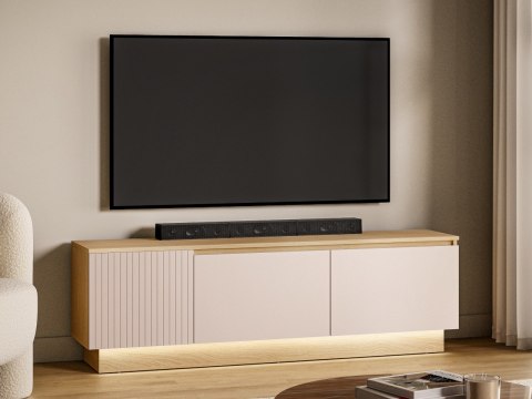 Komoda RTV KATE 06 dąb mavelie / kaszmir