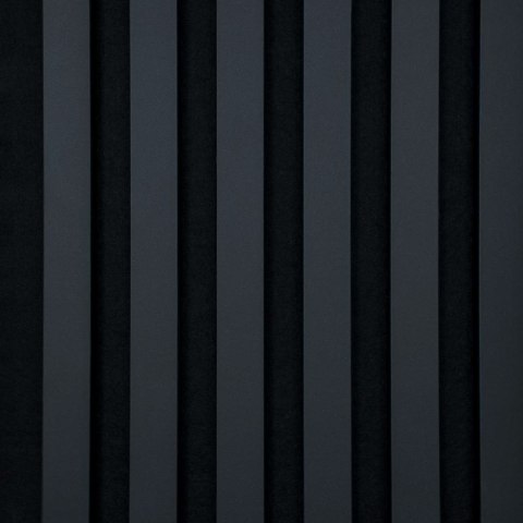 Panel ścienny z lamelami 2szt. BRANDO 30x270cm 6L 8mm czarny mat