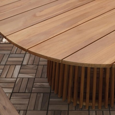 Stół Lorca 120cm tekowy naturalny ( Rozmiar: uniwersalny )