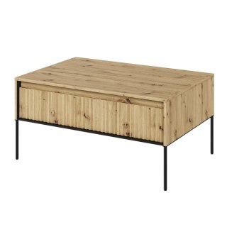 Stolik kawowy 1D dąb artisan/czarny TREND TR09