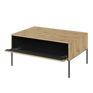 Stolik kawowy 1D dąb artisan/czarny TREND TR09