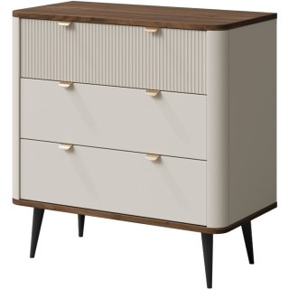 Komoda 3SZ APERTA 11 kaszmir / orzech