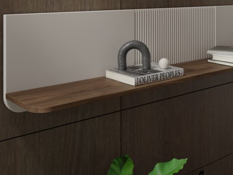 Półka 150 APERTA 18 kaszmir / orzech