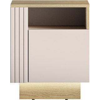 Szafka nocna KATE 07 dąb mavelie / kaszmir