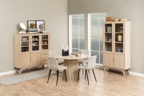 Krzesło Becca beżowe tkanina Basel 24 ( Rozmiar: uniwersalny )