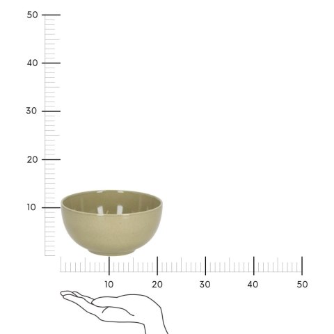Miska Gomera 21cm zielona okrągła ( Rozmiar: uniwersalny )