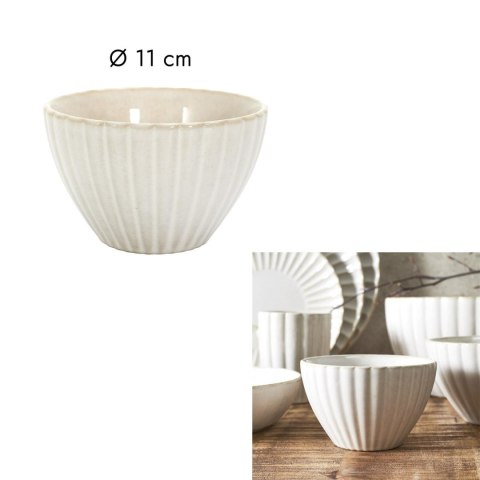 Miska Vlora 11cm beżowa ( Rozmiar: uniwersalny )