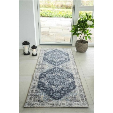 Chodnik Havana 80x200cm niebieski ( Rozmiar: uniwersalny )