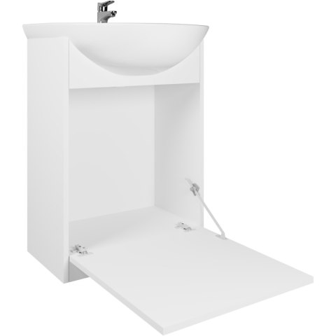 Meble do łazienki z lustrem SLIDO MINI dąb artisan / biały laminat