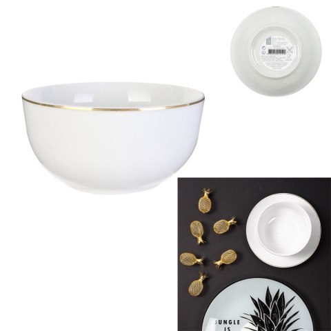 Miska Pearl Gold 500ml biała ( Rozmiar: uniwersalny )