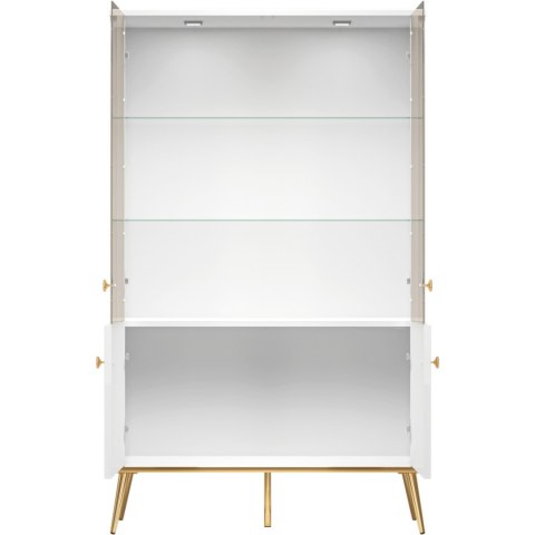 Witryna GOLDEN GL03 biały połysk