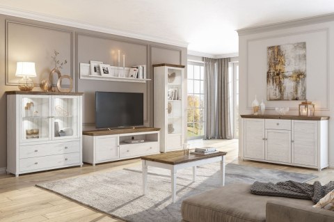 Komoda TEVORA EV25 abisko ash / dąb lefkas